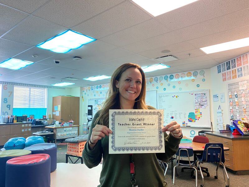 Shawna Zoeller - October 2023 Idaho CapEd Foundation Teacher Grant Winner