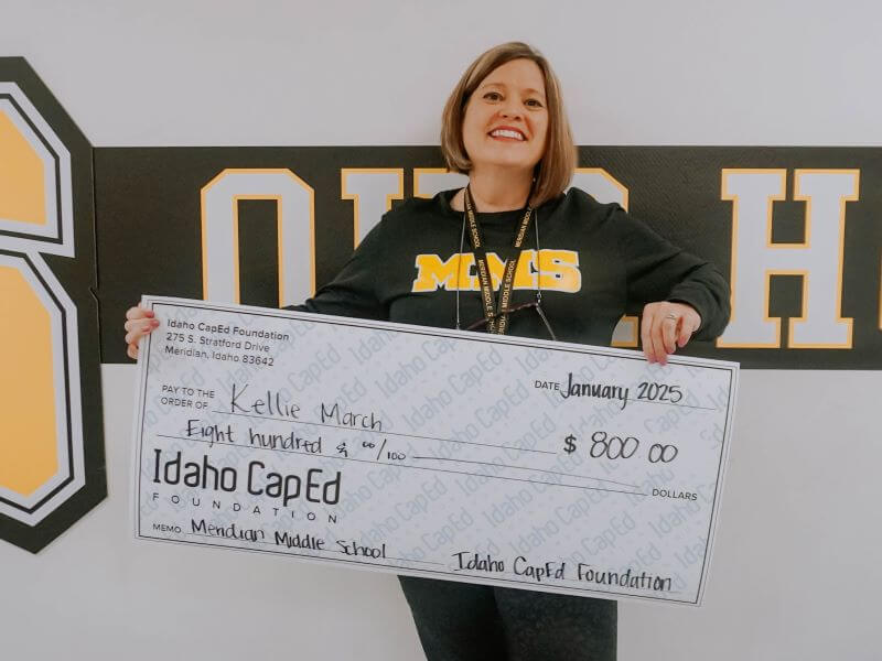 Kellie March - January 2025 Idaho CapEd Foundation Teacher Grant Winner